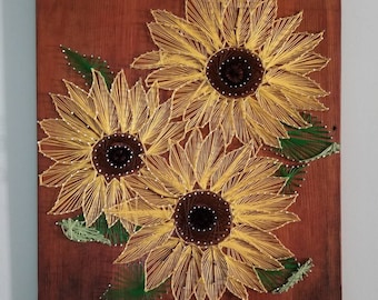 Flowers - Floral Arrangement String Art