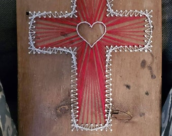 Christian Cross String Art - Design Your Own!