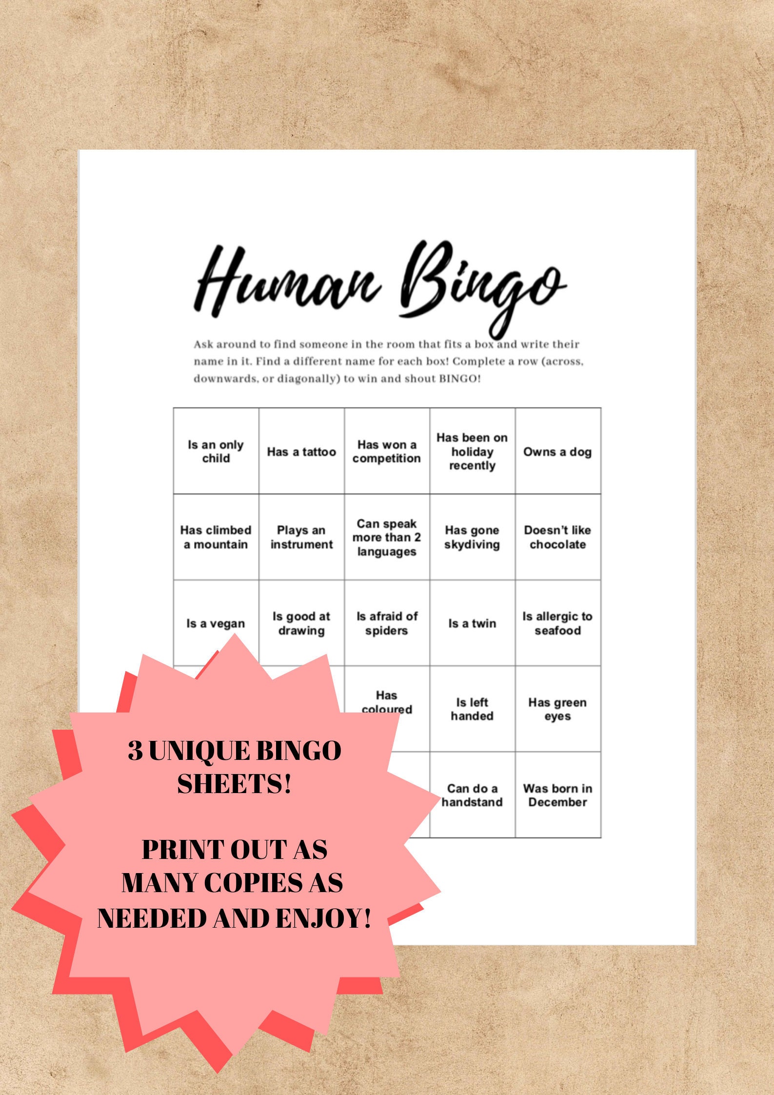 Spotlight Bingo Game for sale Only 3 left at 65