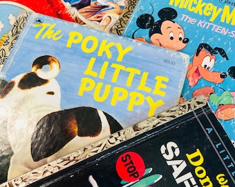 Little Golden Books for Junk Journals | Mystery Craft Assortment (5 or 10 Books)