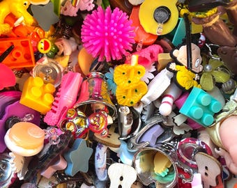 Mystery Trinket Grab Bag: Miniature Surprises, Charms and Figurines for Collectors