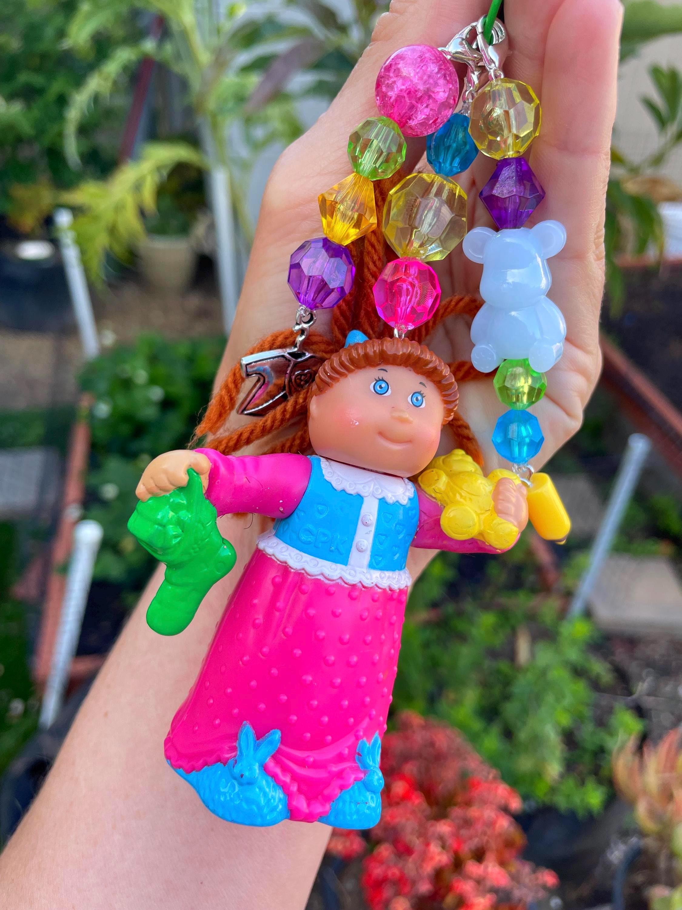 Retro 1992 Cabbage Patch Kid Junk Journal Charm, Bookmark, Journal Dangle, or Key Chain - Vintage  Mac Donald’s Happy Meal Toy in Pajamas
