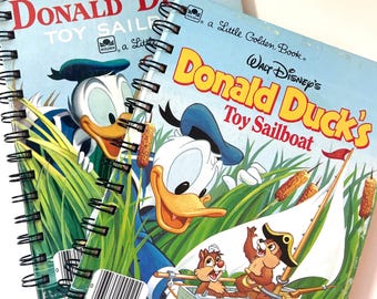 Disney's Little Golden Book Journal Notebook 'Donald Duck’s Toy Sailboat '