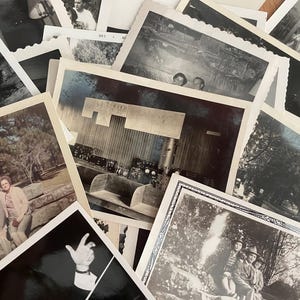 25 Vintage Black and White Sepia Photos 1920s- 1960s Picture Photos -- Antique Photographs -- Junk Journal Ephemera -- Photo Craft Projects