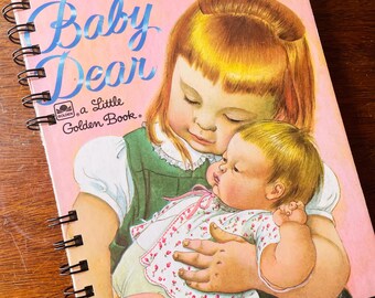 Little Golden Book Junk Journal – Vintage Storybook -Baby Dear
