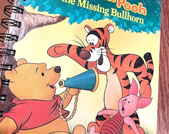 Winnie the Pooh Little Golden Book Junk Journal and Notebook