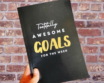 Sobriety and Recovery Goals Journal