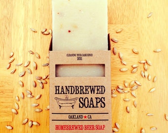 Beer Soap- Spiced Ale Homebrewed Beer Soap- Father's Day, Gifts for Him, Bachlor Party, Stocking Stuffer