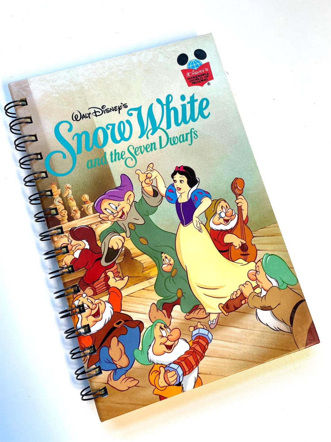 Vintage Snow White Notebook – Upcycled Wonder Book Sketchbook - Etsy