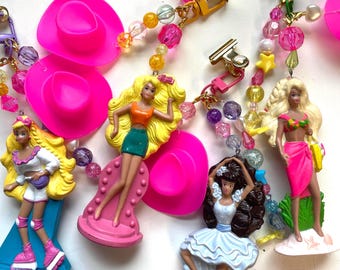 Vintage Barbie McDonalds Happy Meal Junk Journal Charm, Bookmark or Journal Dangle or Bag Charm! Includes Trading Card.