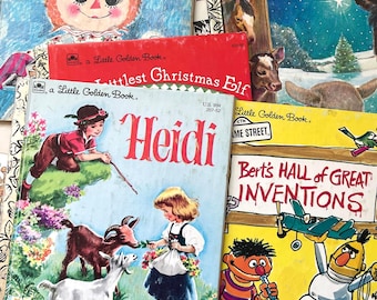 Little Golden Book Mystery DIY Journal Kit:  Ephemera, Collage Pages