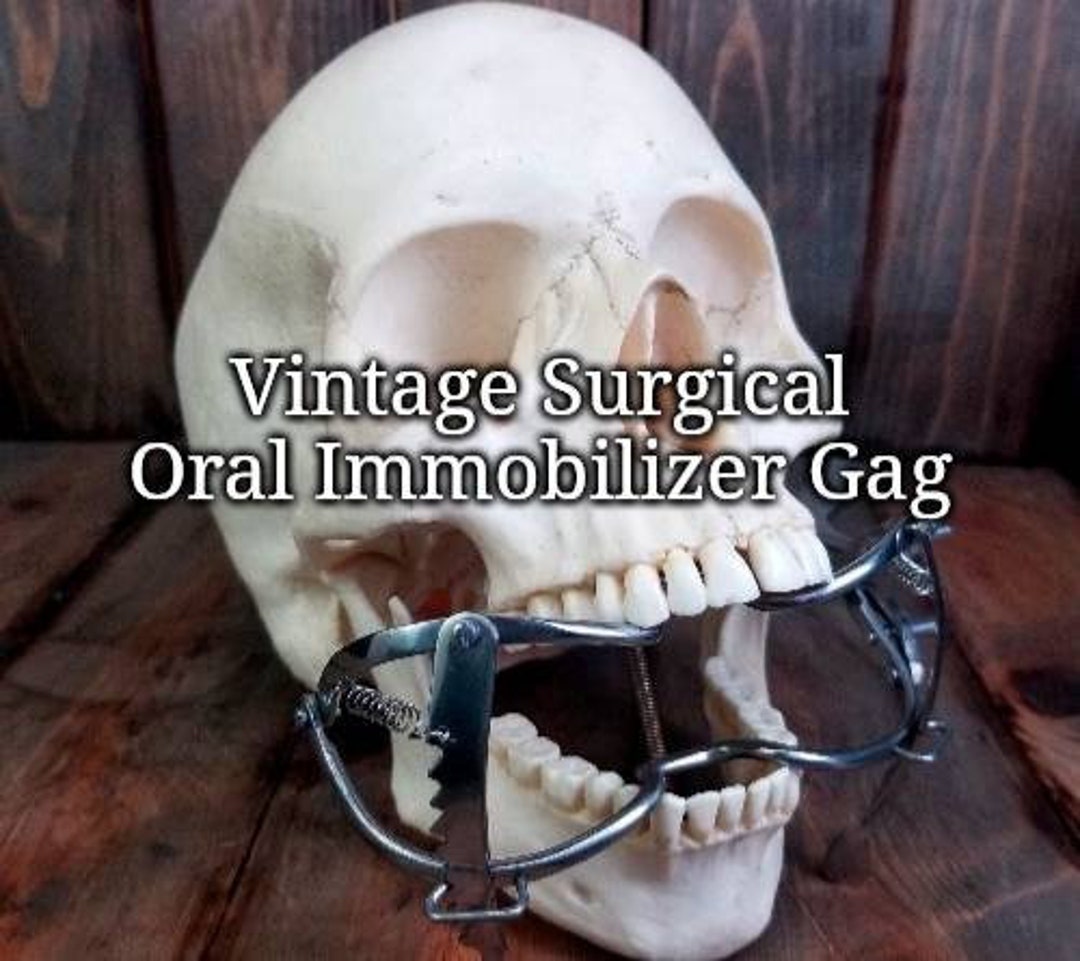Vintage Oral Dental Surgical Immobilizer Gag Etsy