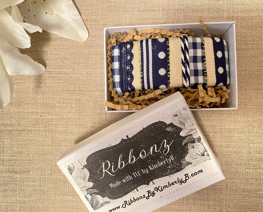 NAVY & GOLD College Game Day MICHIGAN Team Ribbons Hair - Etsy