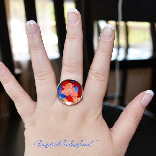 Simple Hercules and Megara Adjustable Ring
