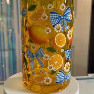 Lemon Juice Snowglobe Tumbler