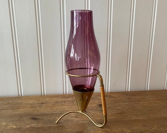 Brass Candle holder Ystad Metall Gunnar Ander Sweden