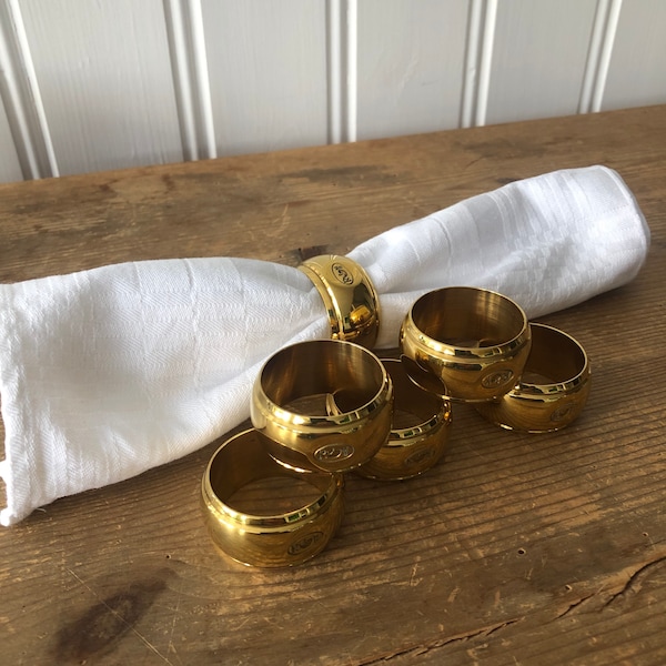 Napkin Rings Vintage Etsy