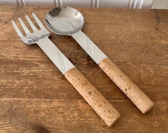 Boda Nova Oval Steel Salad Fork Mikael Björnstjerna Sweden Serving