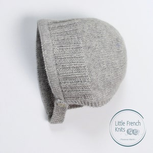 Baby Knitting Pattern Bonnet Hat Wool English Instructions PDF Sizes newborn to 24 months
