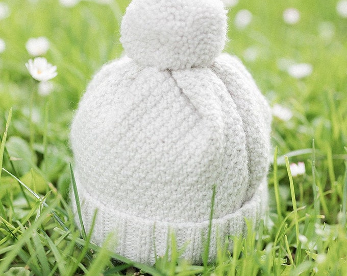 Knitting Pattern Baby Wool Hat Instructions in English PDF Sizes Newborn to 18 months