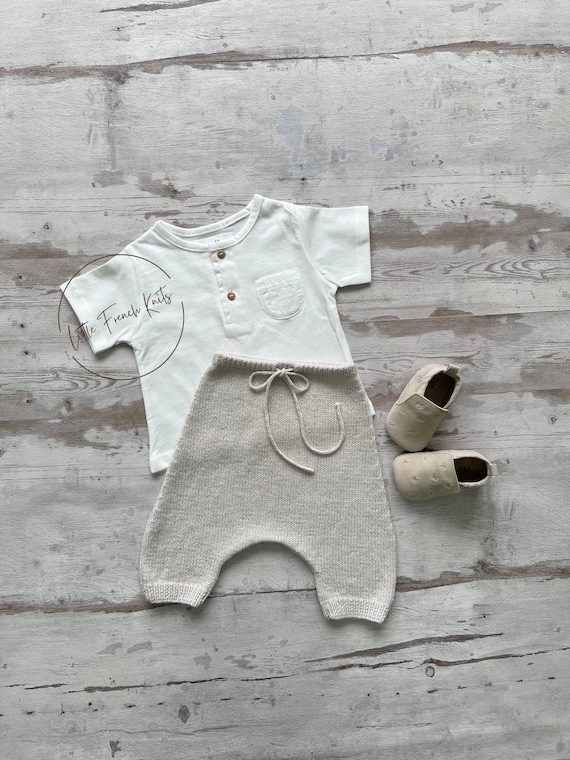 Knitting Patterns Baby Pants Leggings Trousers Instructions in English PDF Sizes Newborn to 18 months