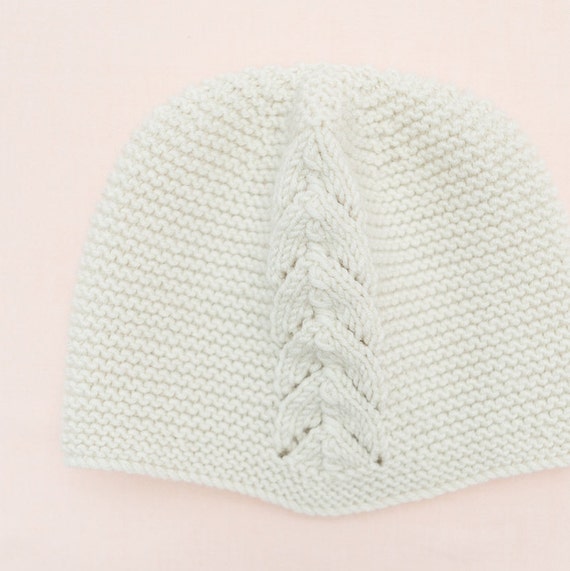Baby Knitting Pattern Bonnet Hat Wool English Instructions PDF Sizes newborn to 3 years