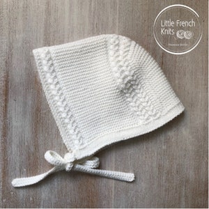 Modele Tricot Bebe Bonnet Prince Louis En Laine Instructions Etsy Modele Tricot Bebe Bonnet Prince Louis En Laine Instructions Etsy