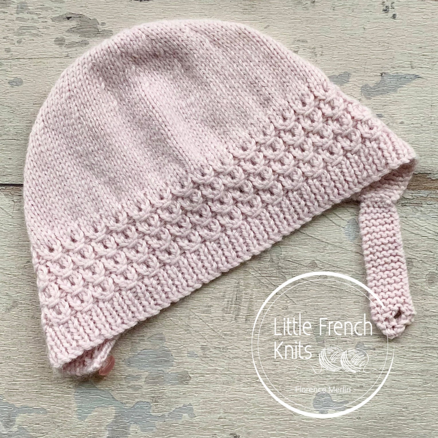 Baby Crochet Hat Bonnet Crochet Pattern Pdf Filet Bonnet Bobble Stitch Hat  0-24month 4ply Fingering & DK 8ply Light Worsted Instant Download 