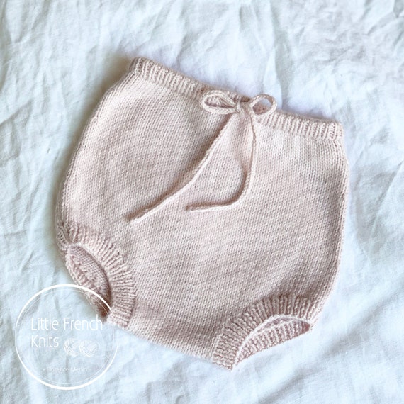 Modele Tricot Bebe Culotte Cache Couche Explications En Etsy