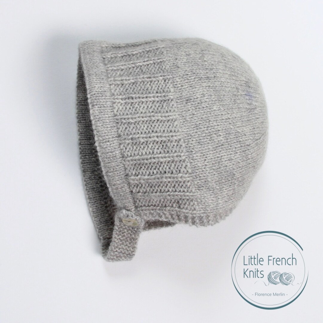 Baby Knitting Pattern Bonnet Hat Wool English Instructions PDF Sizes ...