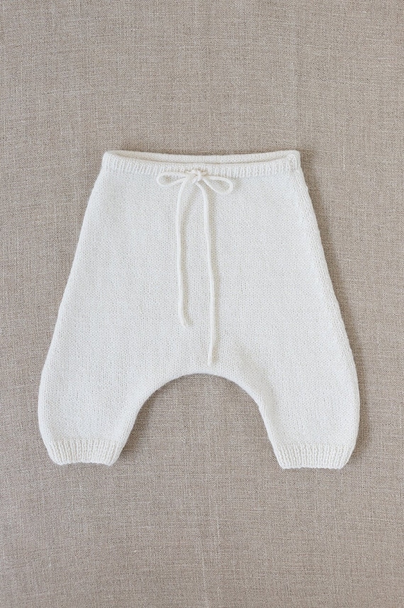Knitting Patterns Baby Pants Leggings Trousers Instructions in English PDF Sizes Newborn to 18 months
