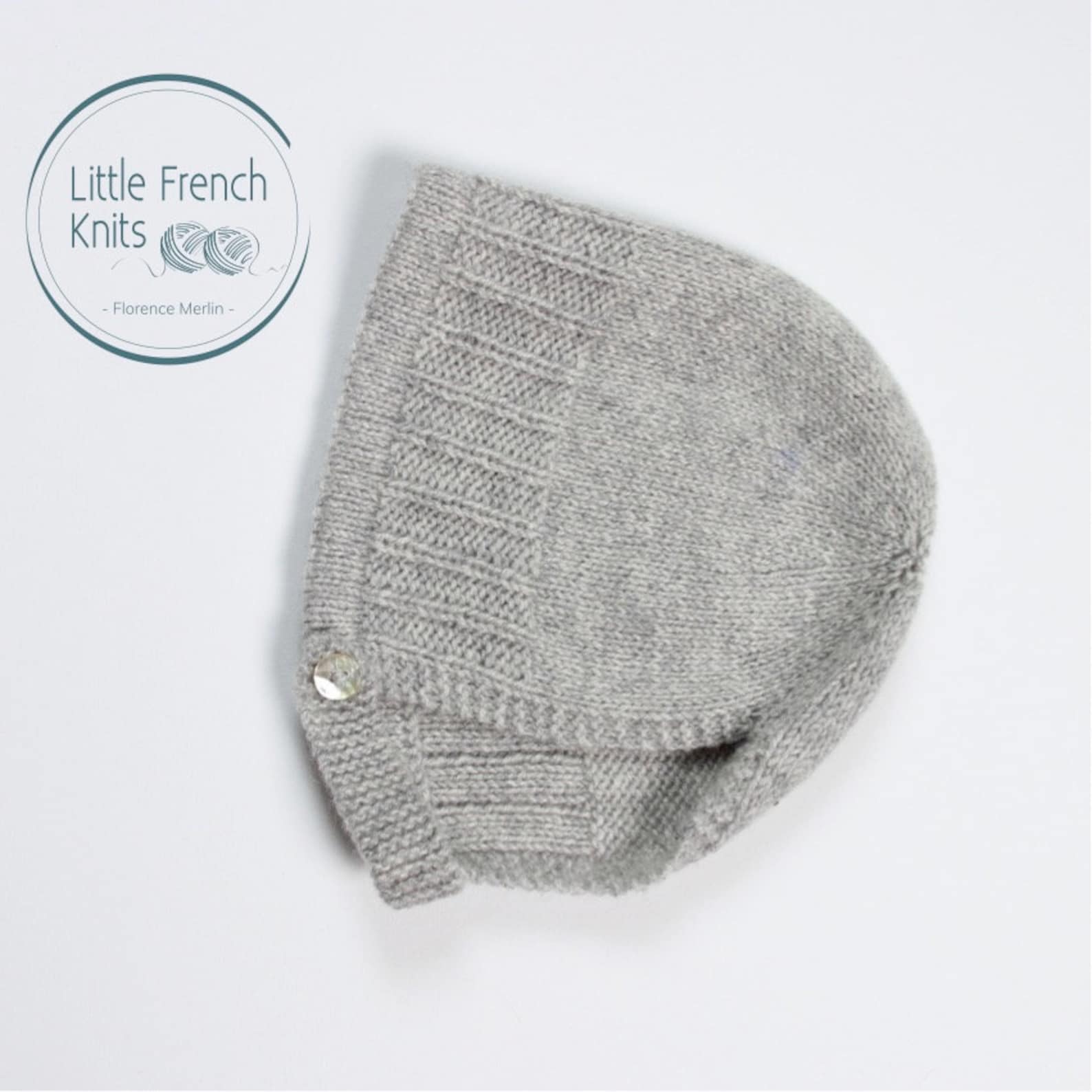 Baby Knitting Pattern Bonnet Hat Wool English Instructions PDF Sizes ...
