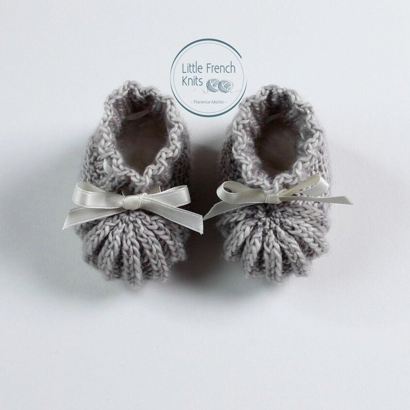 baby booties knitting pattern