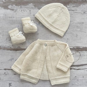 Baby set 3 Patterns English instructions PDF Instant download