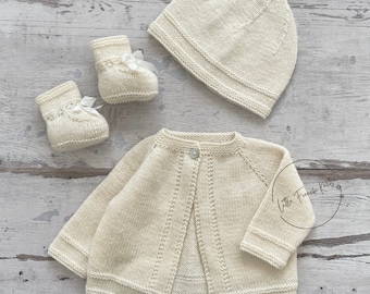 Baby set 3 Patterns English instructions PDF Instant download