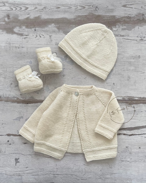 Baby set 3 Patterns English instructions PDF Instant download