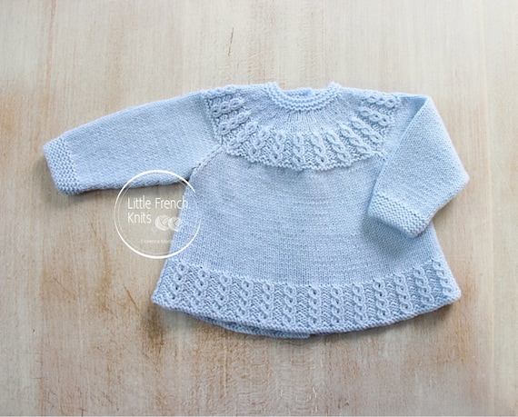 Vintage Baby Crochet Pattern Cardigan 17-19/" 3-12 months 4 ply Repro