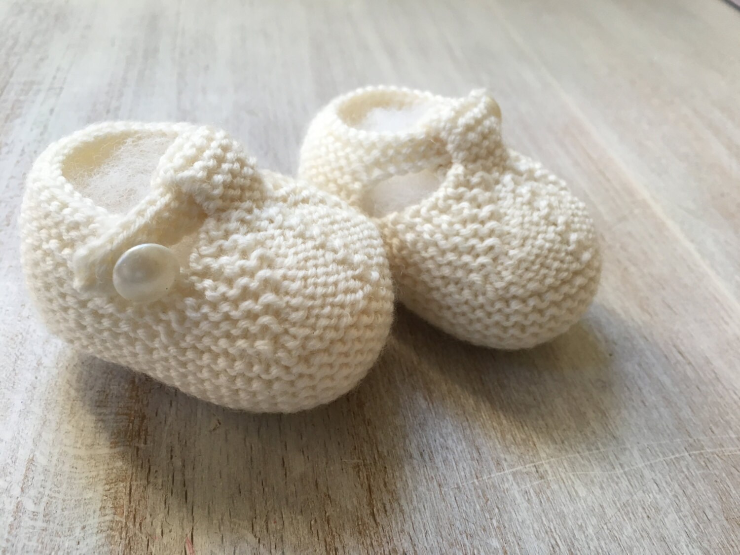 Baby Booties / Knitting Pattern Baby English Instructions