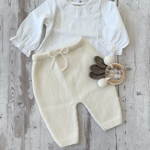 Strickmuster für Baby-Wollhosen (Anleitung auf Französisch, PDF) Größen: Neugeborene bis 18 Monate