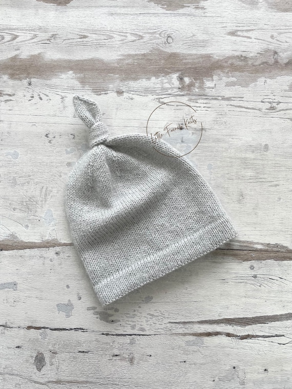 Knitting Pattern Baby Wool Beanie Instructions in English PDF Sizes Newborn to 2 years