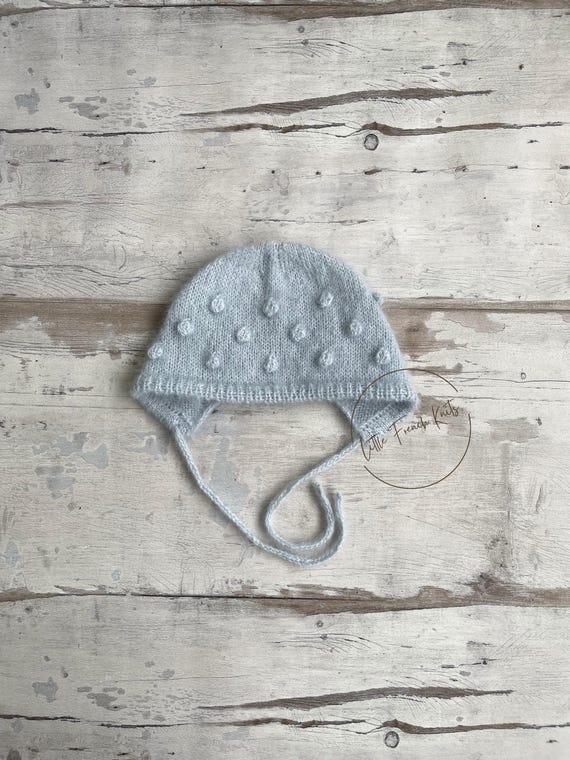 Knitting Pattern Baby Wool Bonnet Instructions in English PDF Sizes Newborn to 4 years