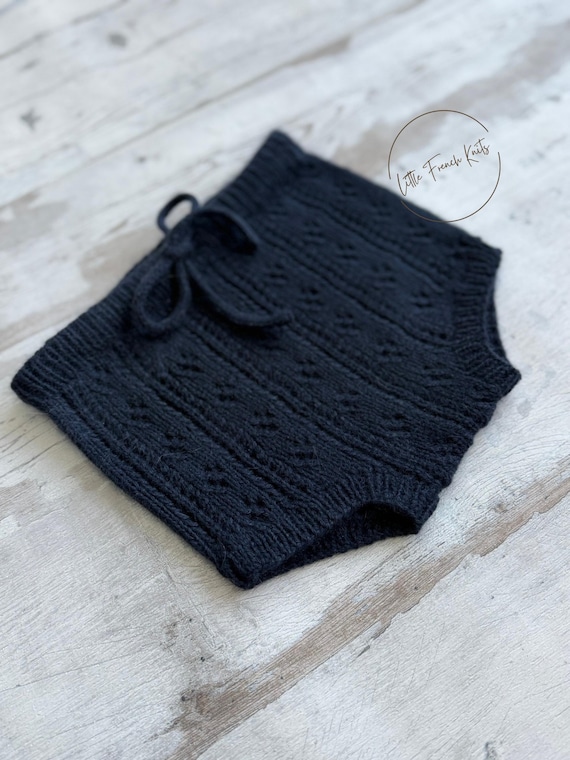 Knitting Pattern Baby Wool Bloomers Instructions in French PDF Sizes Newborn to 2 years