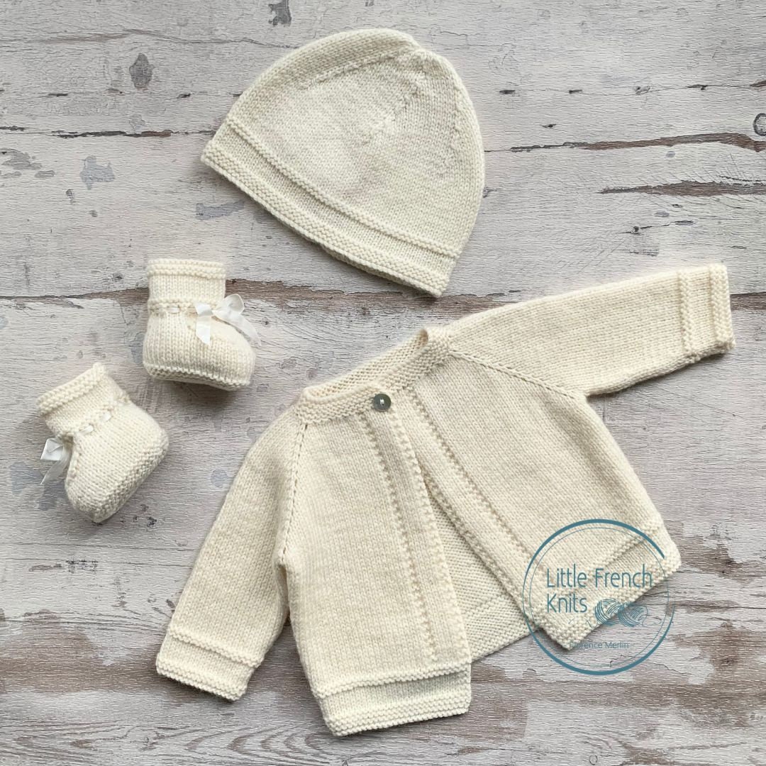 Knitting Patterns Baby Set English Instructions PDF Instant Download - Etsy