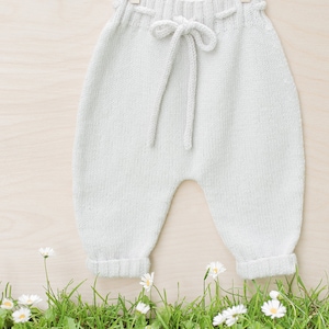 Knitting Pattern Baby Wool Pants Instructions in English PDF Sizes Newborn to 18 months image 4