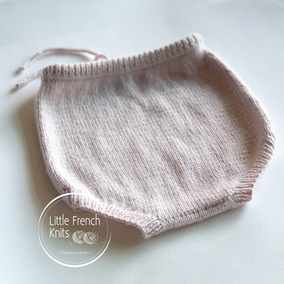 Modele Tricot Bebe Culotte Cache Couche Explications En Etsy
