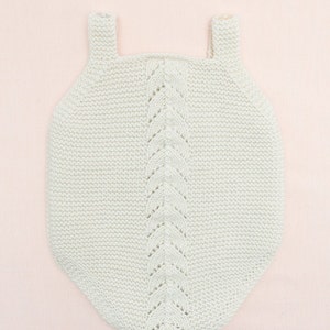 Stickmönster Baby Romper Byxa Onesie Instruktioner på franska PDF Direktnedladdning Storlekar Nyfödd till 18 månader