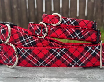 Classic Plaid Dog and Cat Collar