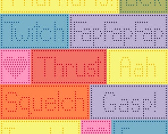 Crochet Pattern//Hentai Blanket//bobble stitch//graphs and written instructions
