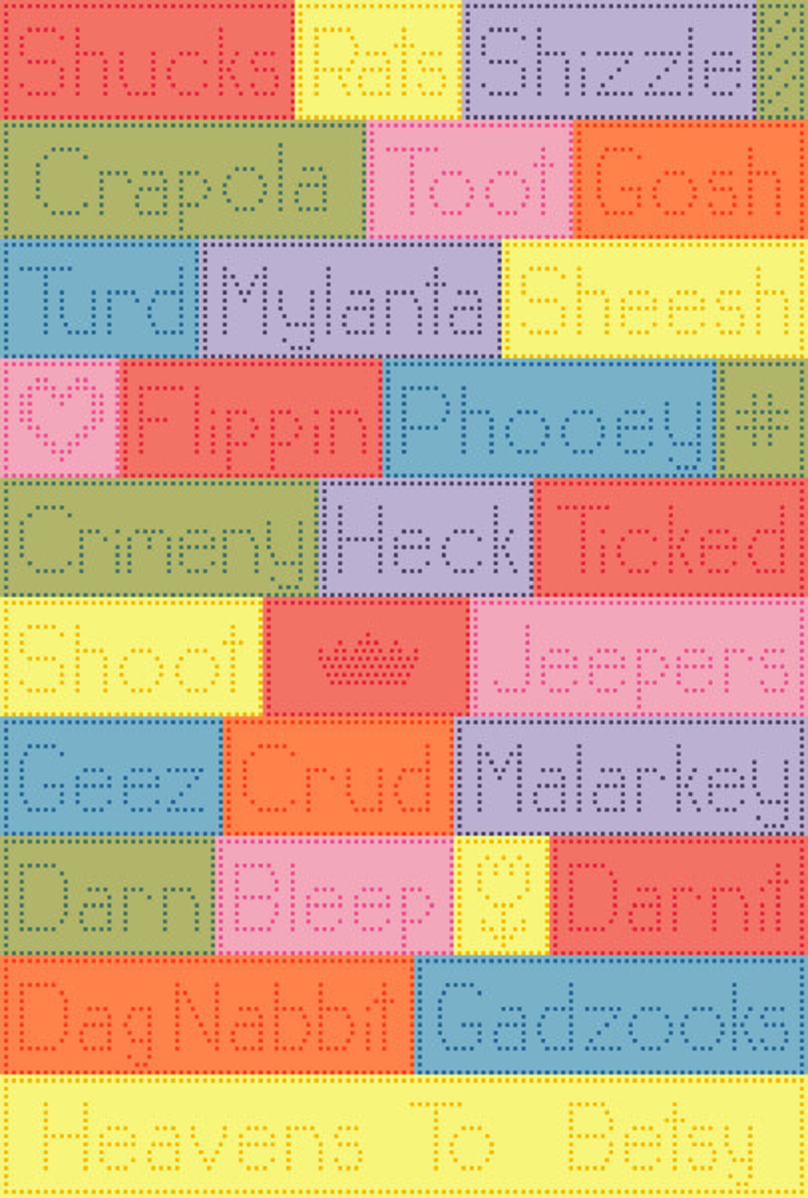 Swearish Blanket GRAPH and WRITTEN Crochet Bobble Stitch Etsy UK