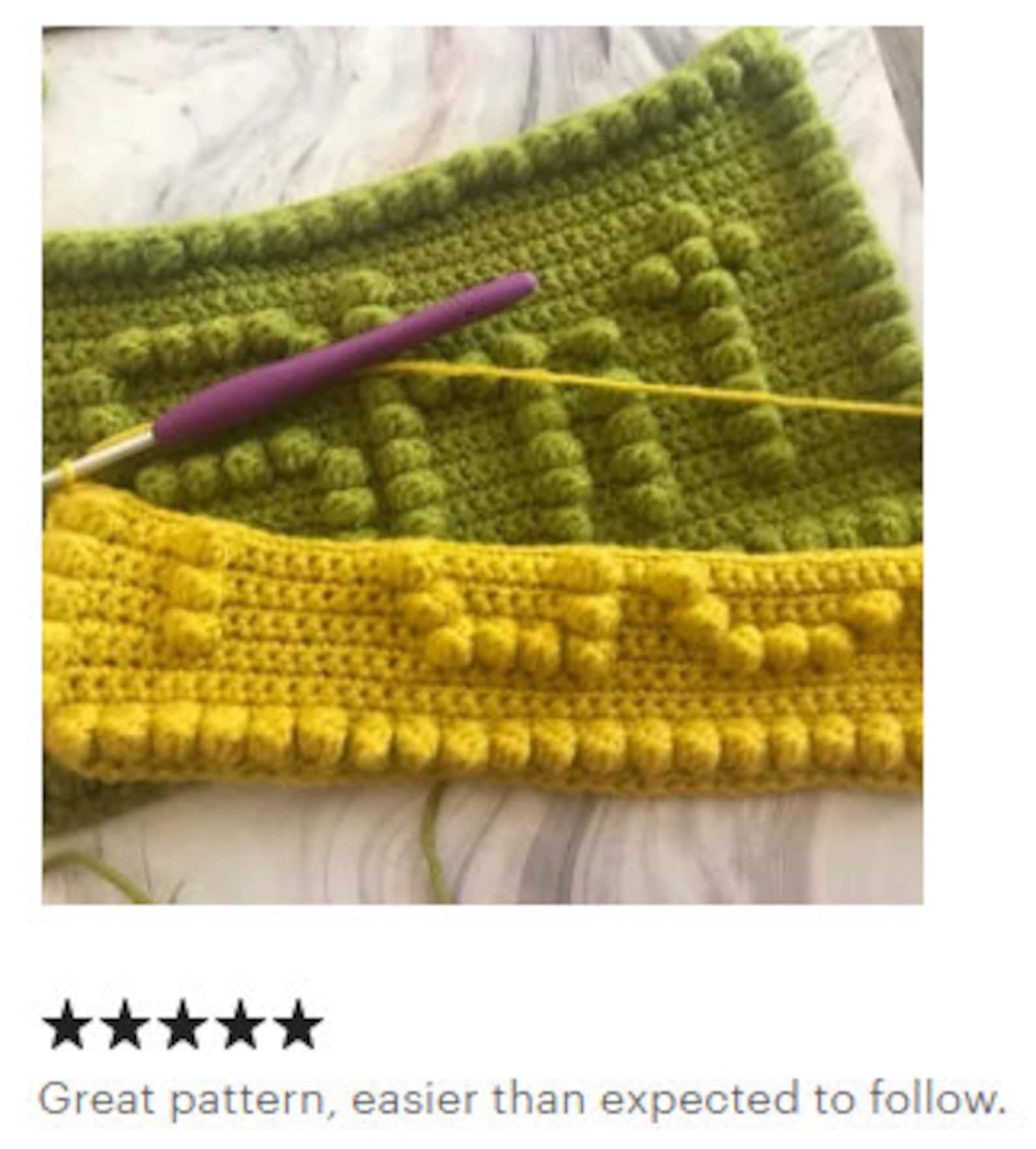 Swear Blanketgraph and Writtencrochet Graphbobble Stitch Etsy